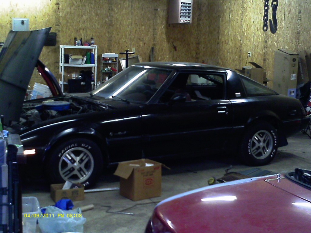 A black RX-7 we found locally for a great price. It will be a fun restoration project for us!