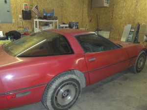 More of the '84 Vette we are restoring.