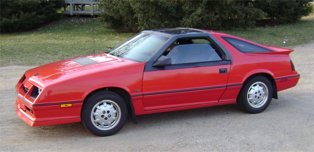 1986_Daytona_Turbo_Z_CS_(Carroll_Shelby)_with_T_roof